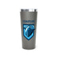Fin Collection Copper Vacuum Insulated Tumbler, 22oz
