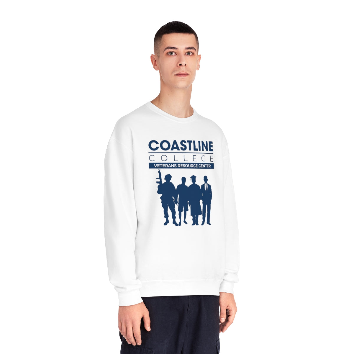 Coastline Veterans Resource Center Unisex NuBlend® Crewneck Sweatshirt