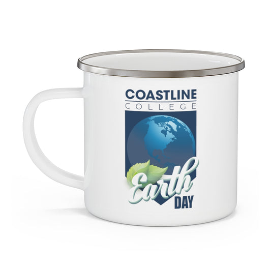 Coastline Earth Day Enamel Camping Mug