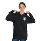 Copy of Coastline Veterans Resource Center Black Camo Unisex Hooded Sweatshirt - Back Logo