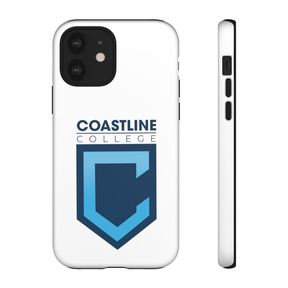 Shield Logo Cellphone Tough Cases - White