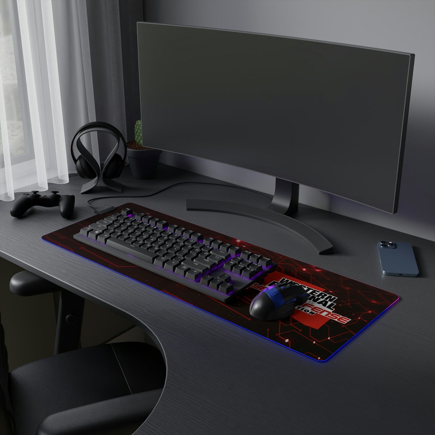 WRCCDC LED Gaming Mouse Pad