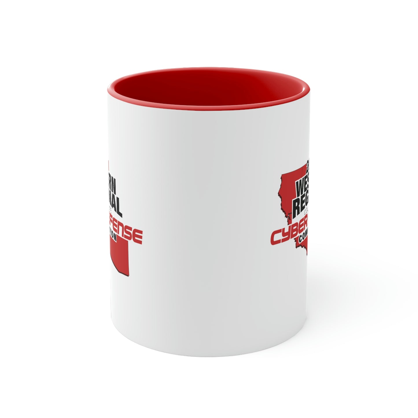 WRCCDC 2023 Competition Logo Accent Coffee Mug, 11oz