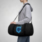 Shield Logo Black Duffel Bag