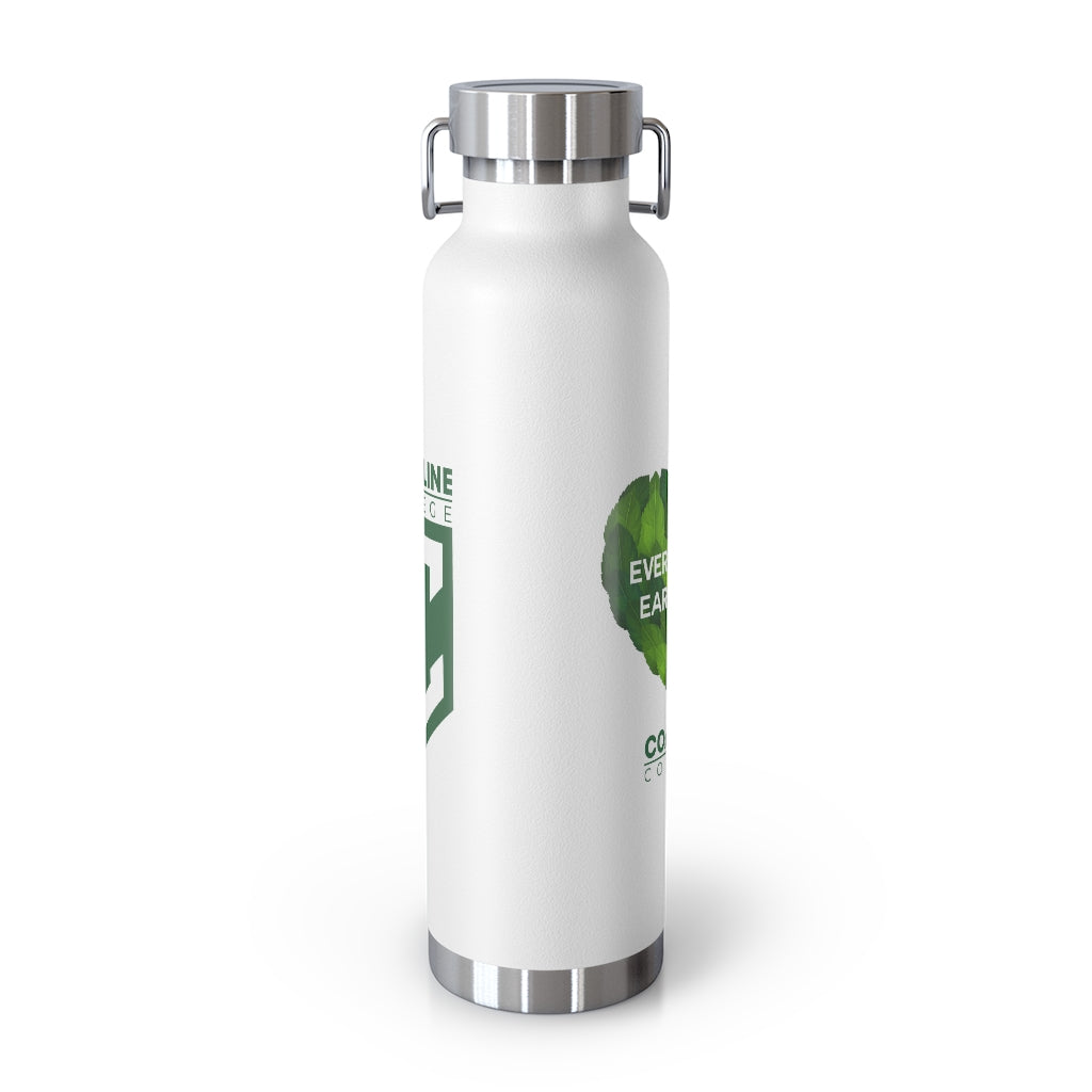 Coastline "Earth Day is Every Day" Copper Vacuum Insulated Bottle, 22oz