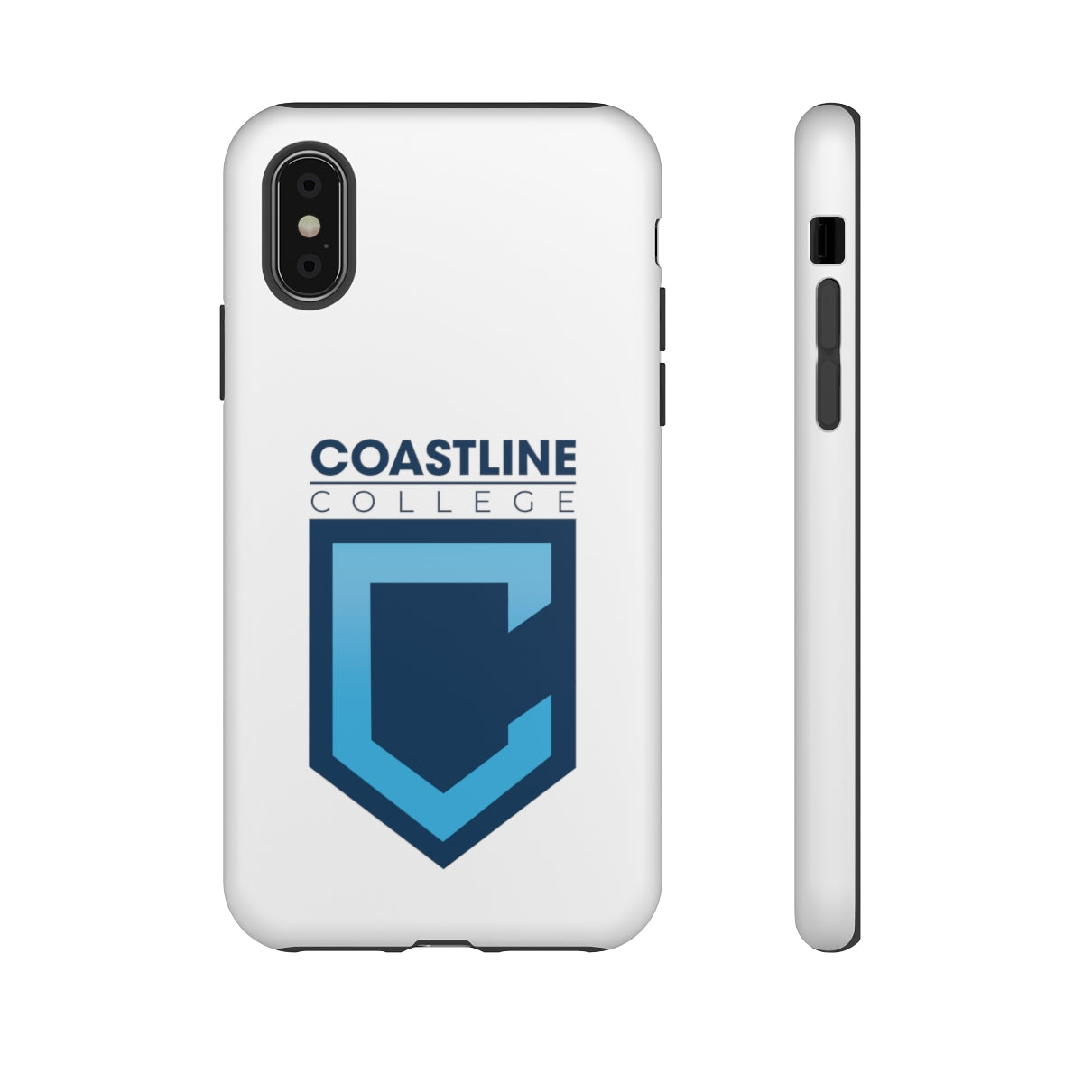 Shield Logo Cellphone Tough Cases - White