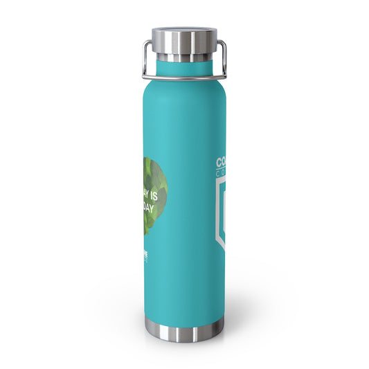 Coastline "Earth Day is Every Day" Copper Vacuum Insulated Bottle, 22oz
