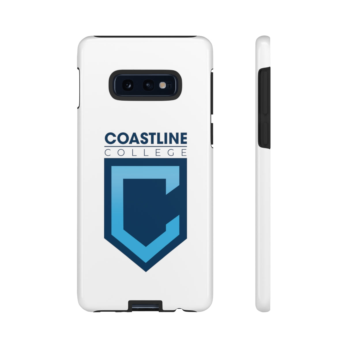 Shield Logo Cellphone Tough Cases - White