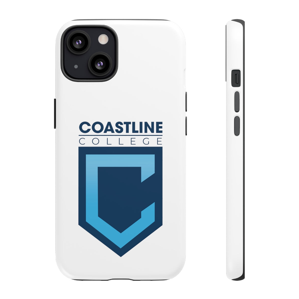 Shield Logo Cellphone Tough Cases - White