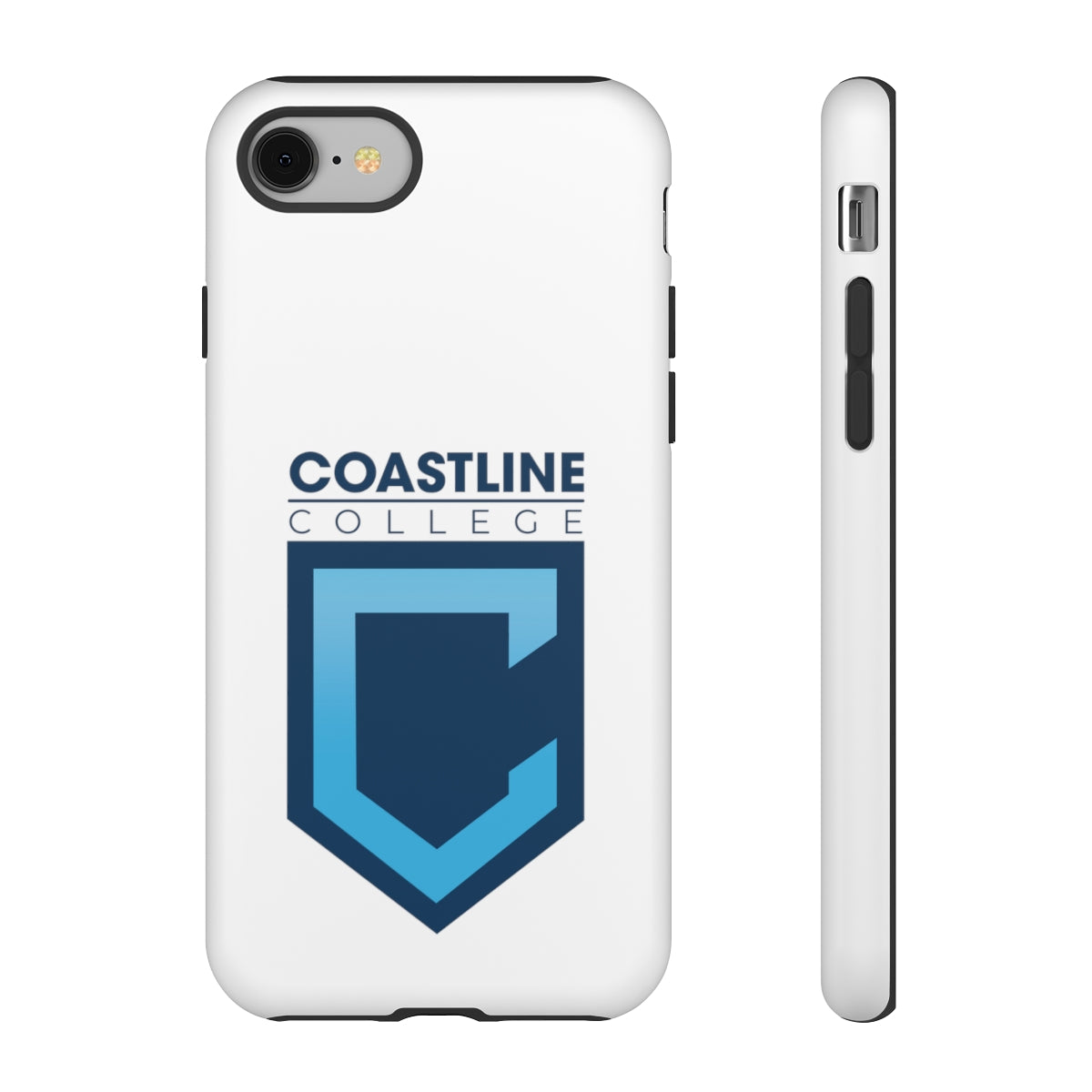 Shield Logo Cellphone Tough Cases - White