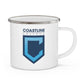 Coastline Earth Day Enamel Camping Mug