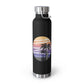 Coastline Summertime Sunset Copper Vacuum Insulated Bottle, 22oz