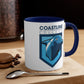 Fin Collection Accent Coffee Mug, 11oz