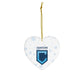 Coastline Holiday Shield Logo Ceramic Ornament (4 Shapes)