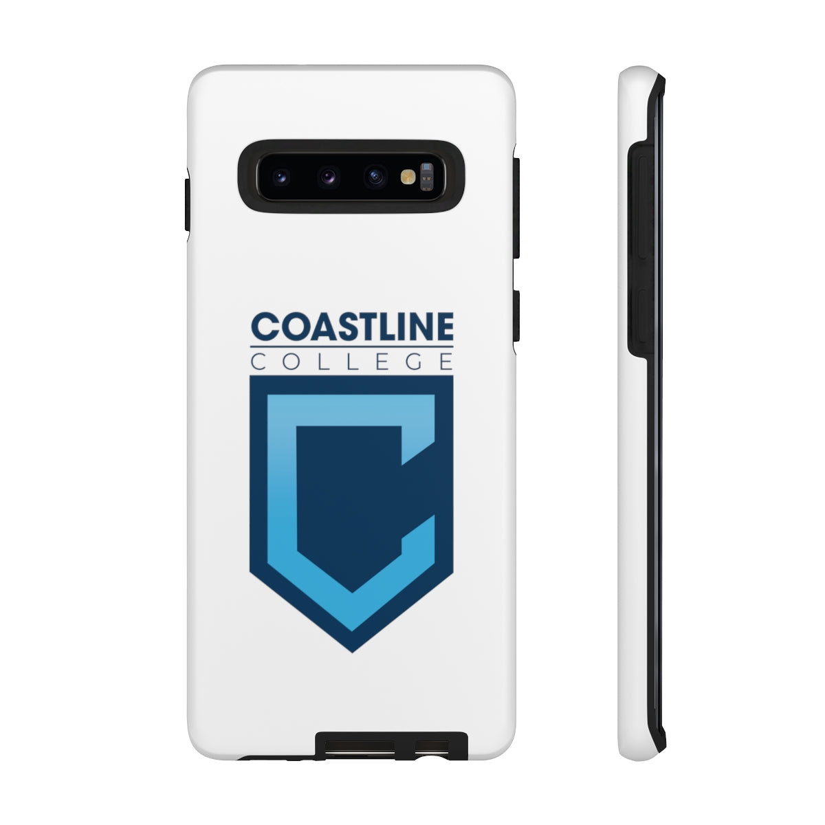 Shield Logo Cellphone Tough Cases - White