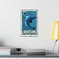 Coastline Dolphins Premium Matte Vertical Poster