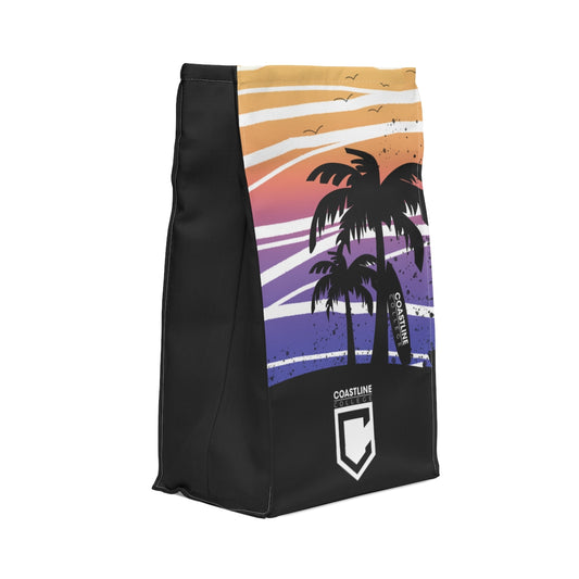 Coastline Summertime Sunset Polyester Lunch Bag
