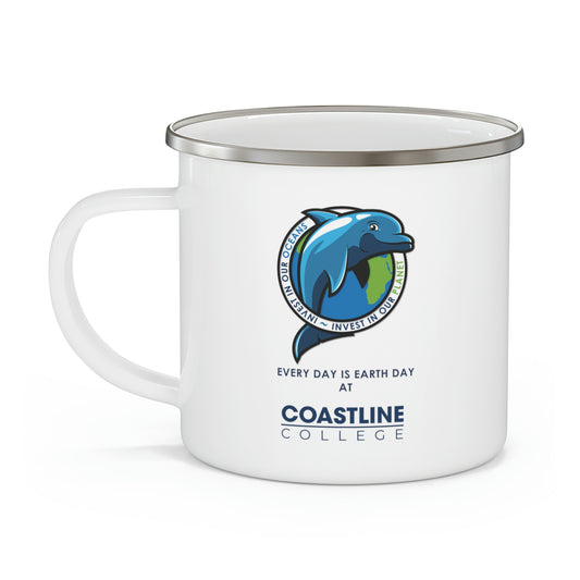 Fin Invest In Our Oceans Enamel Camping Mug