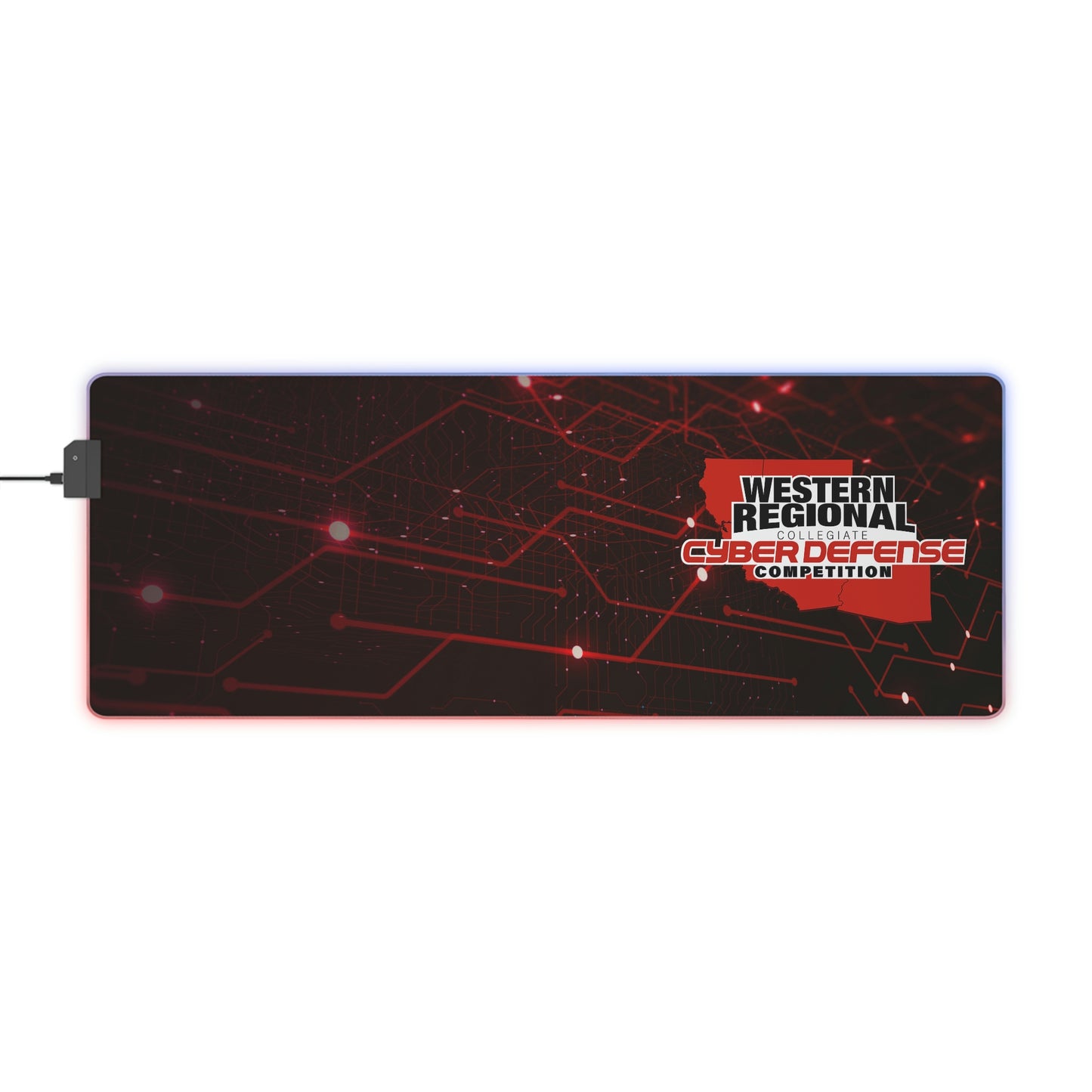 WRCCDC LED Gaming Mouse Pad