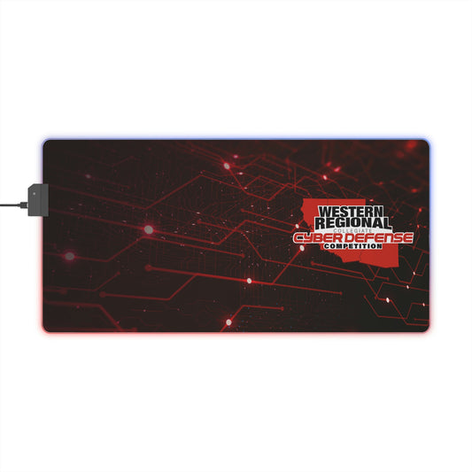 WRCCDC LED Gaming Mouse Pad