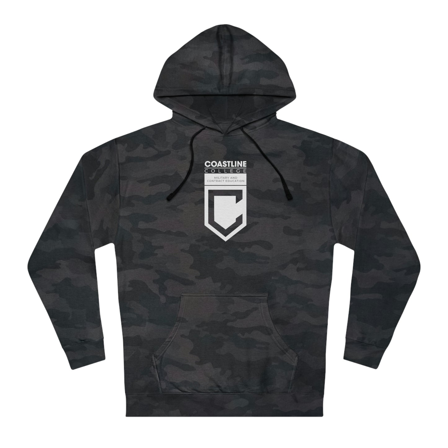 Coastline Military & Contract Ed Black Camo Unisex Hooded Sweatshirt