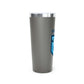 Fin Collection Copper Vacuum Insulated Tumbler, 22oz