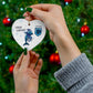 Coastline Holiday Fin Ceramic Ornament (4 Shapes)