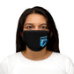 Fin Collection Black Mixed-Fabric Face Mask - Black