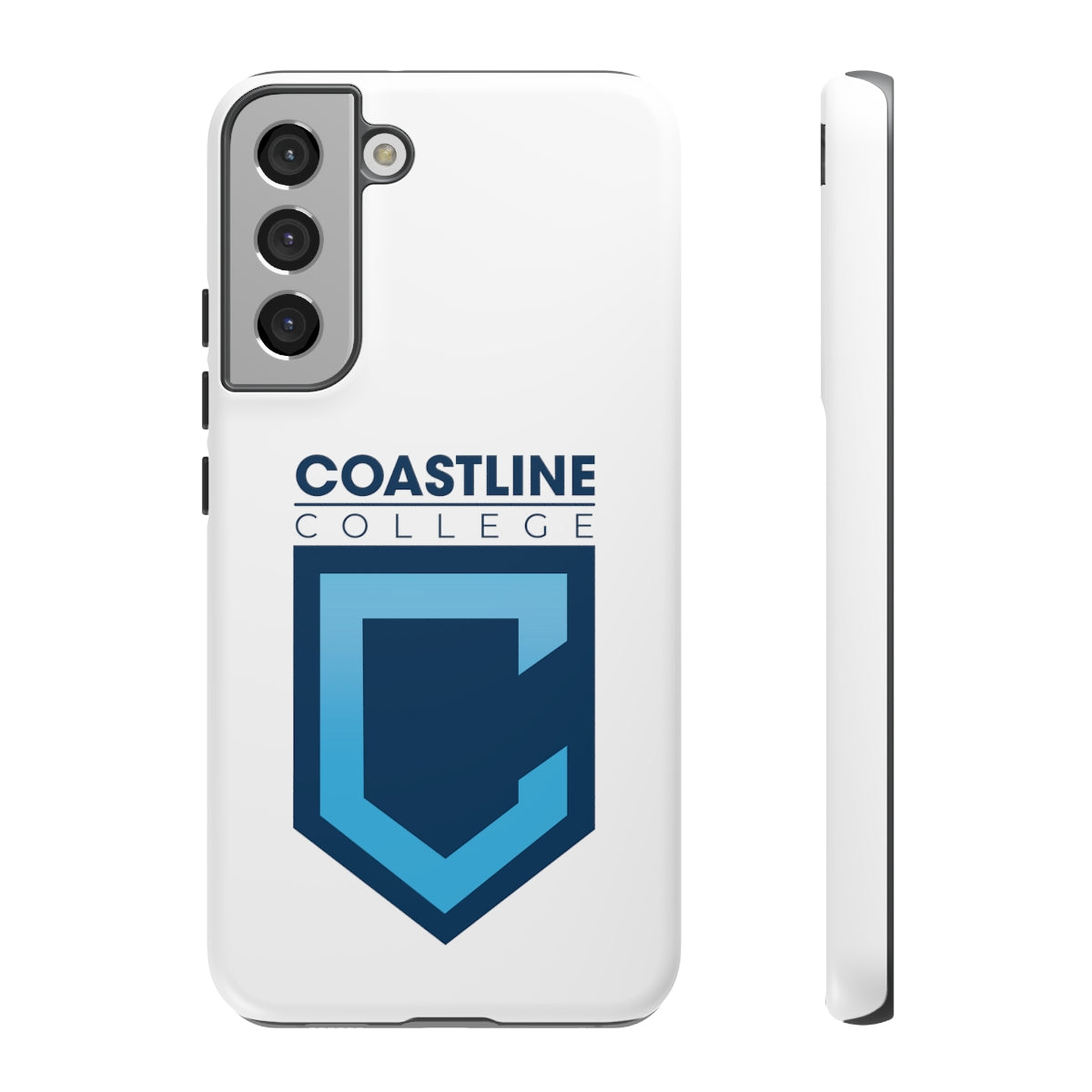 Shield Logo Cellphone Tough Cases - White