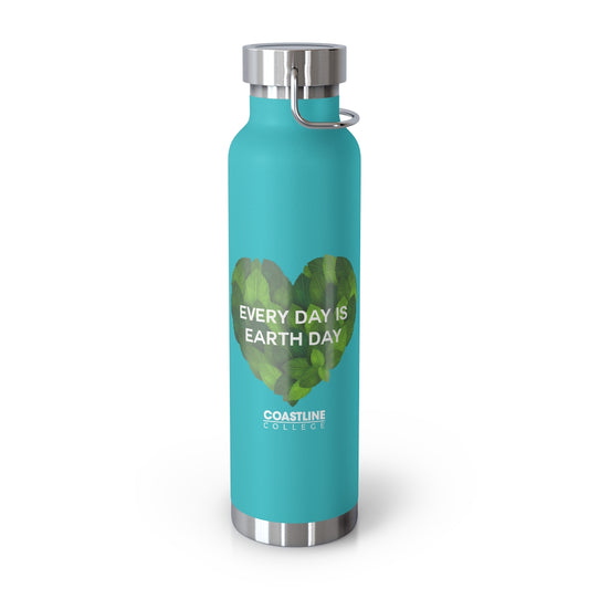 Coastline "Earth Day is Every Day" Copper Vacuum Insulated Bottle, 22oz