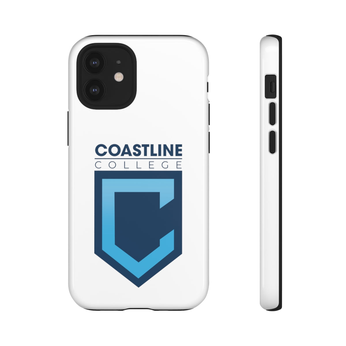 Shield Logo Cellphone Tough Cases - White