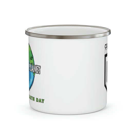 Coastline "Invest In Our Planet" Enamel Camping Mug