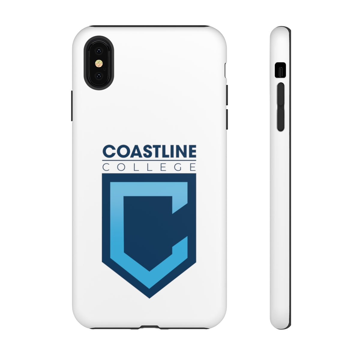 Shield Logo Cellphone Tough Cases - White