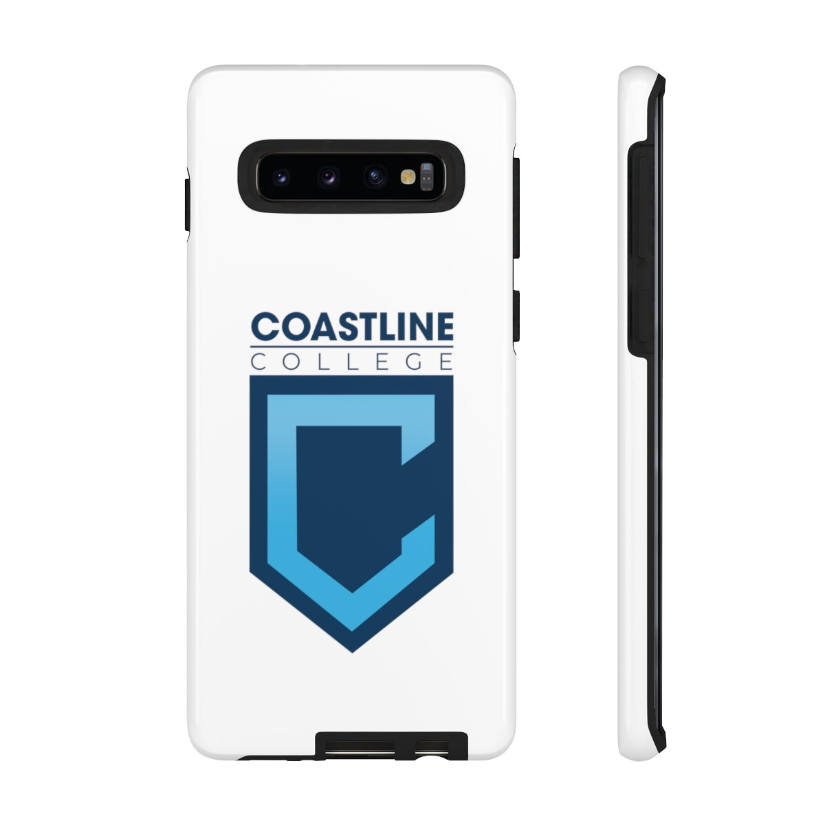 Shield Logo Cellphone Tough Cases - White