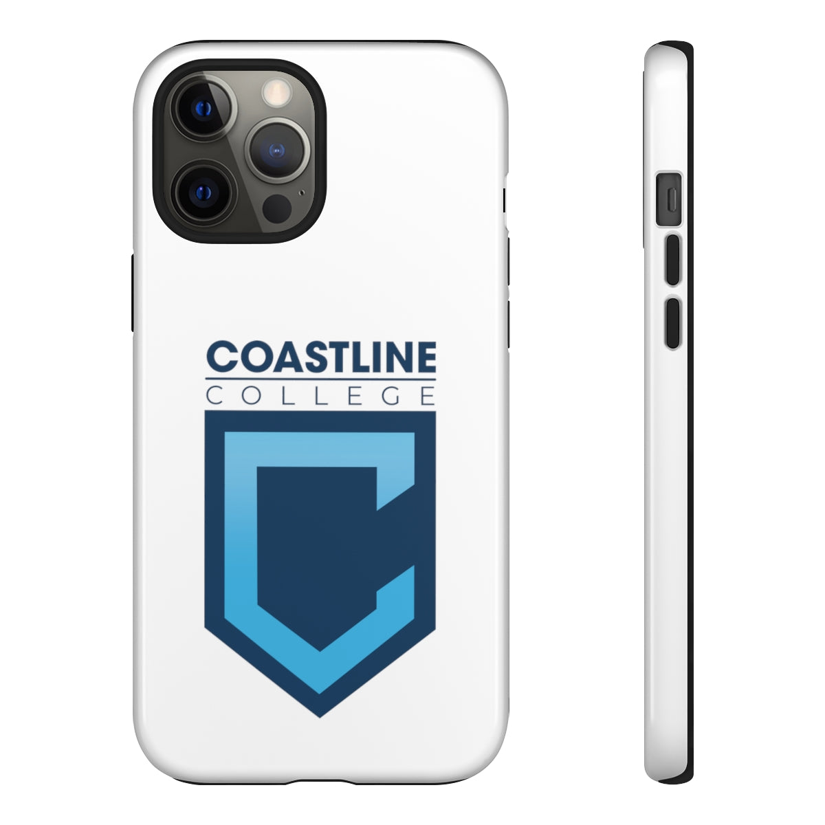 Shield Logo Cellphone Tough Cases - White