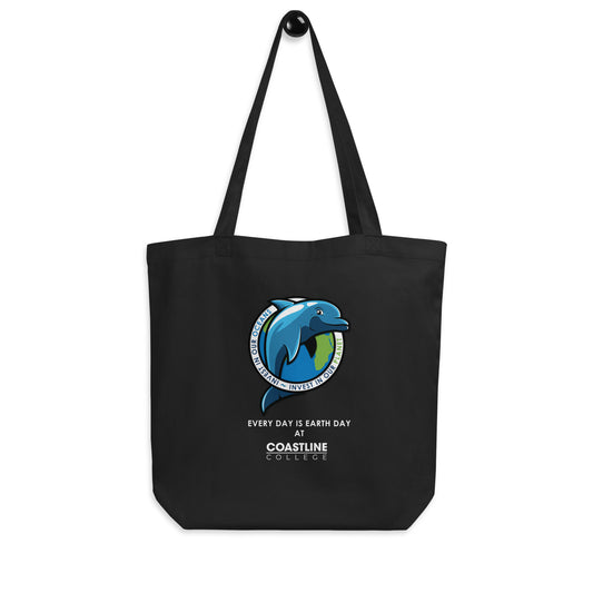 Fin Invest In Our Oceans Black Eco Tote Bag