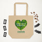 Coastline "Every Day is Earth Day" Natural Eco Tote Bag