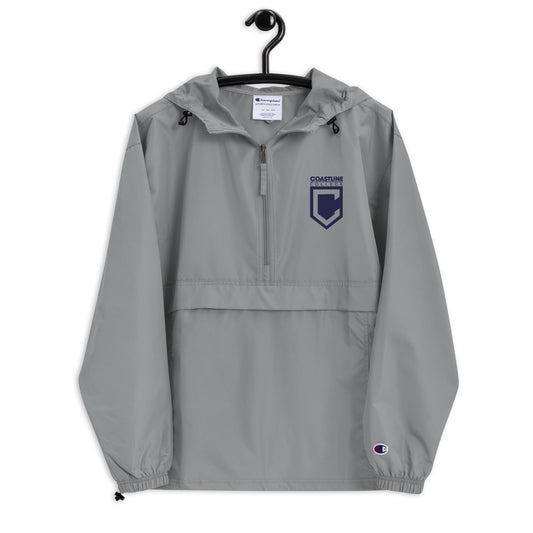 Shield Logo Unisex Embroidered Champion Packable Jacket - Light Colors