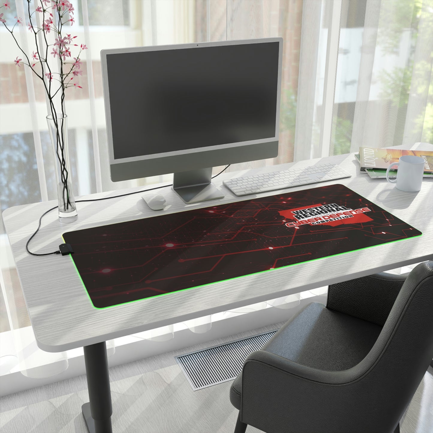 WRCCDC LED Gaming Mouse Pad