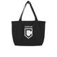 Coastline "Invest In Our Planet" Black Large Organic Tote Bag