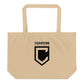 Coastline "Invest In Our Planet" Natural Large Organic Tote Bag