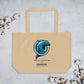 Fin Invest In Our Oceans Natural Large Organic Tote Bag