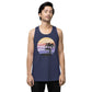 Coastline Summertime Sunset Unisex Premium Tank Top (Dark Colors)