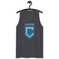 Shield Logo Unisex Premium Tank Top - Dark Colors