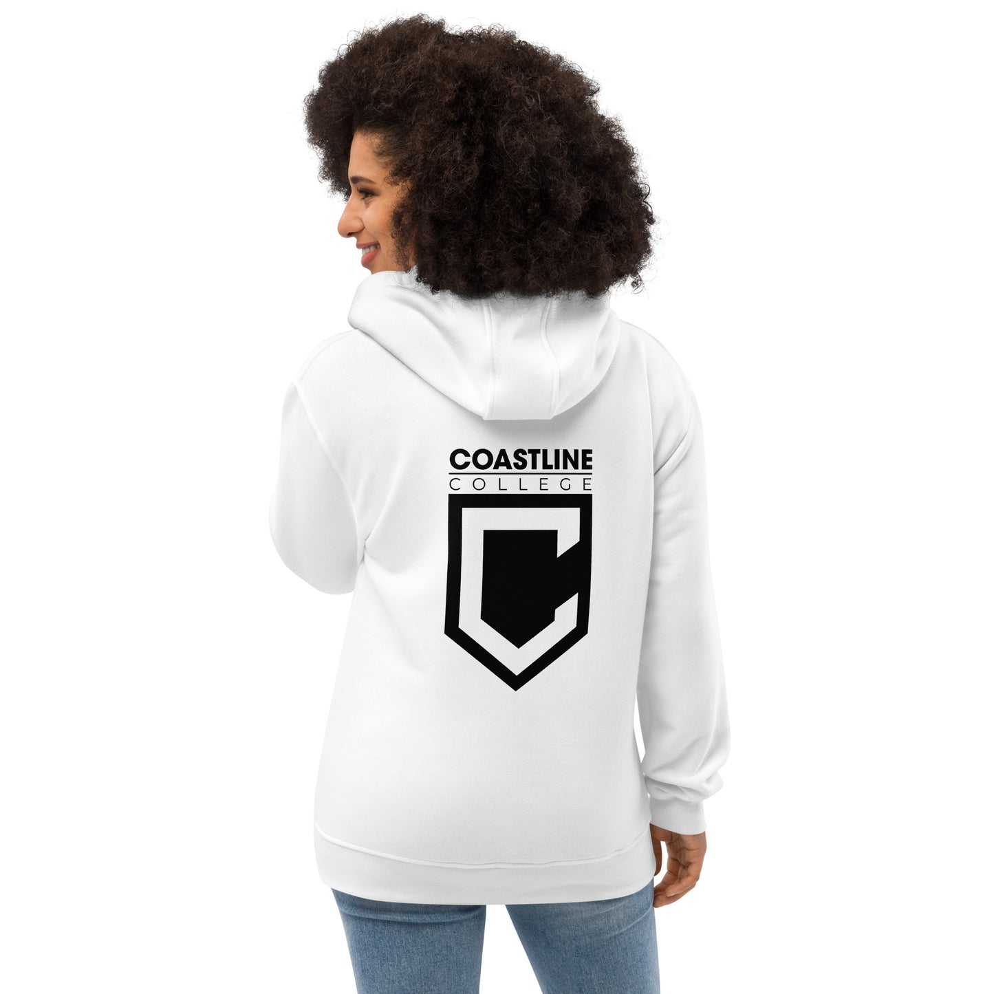 Coastline "Invest In Our Planet" White Premium Eco Hoodie