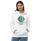 Coastline "Invest In Our Planet" White Premium Eco Hoodie