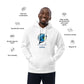 Fin Invest In Our Oceans Premium Eco Hoodie - White
