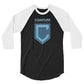 Shield Logo 3/4 Sleeve Raglan Shirt - Dark Colors