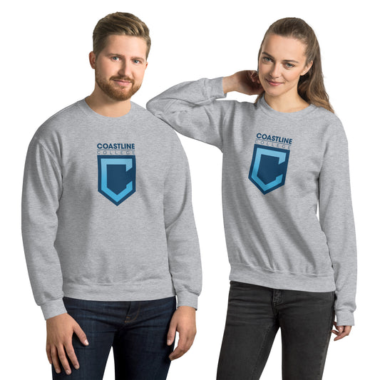 Shield Logo Unisex Crewneck Sweatshirt - Light Colors