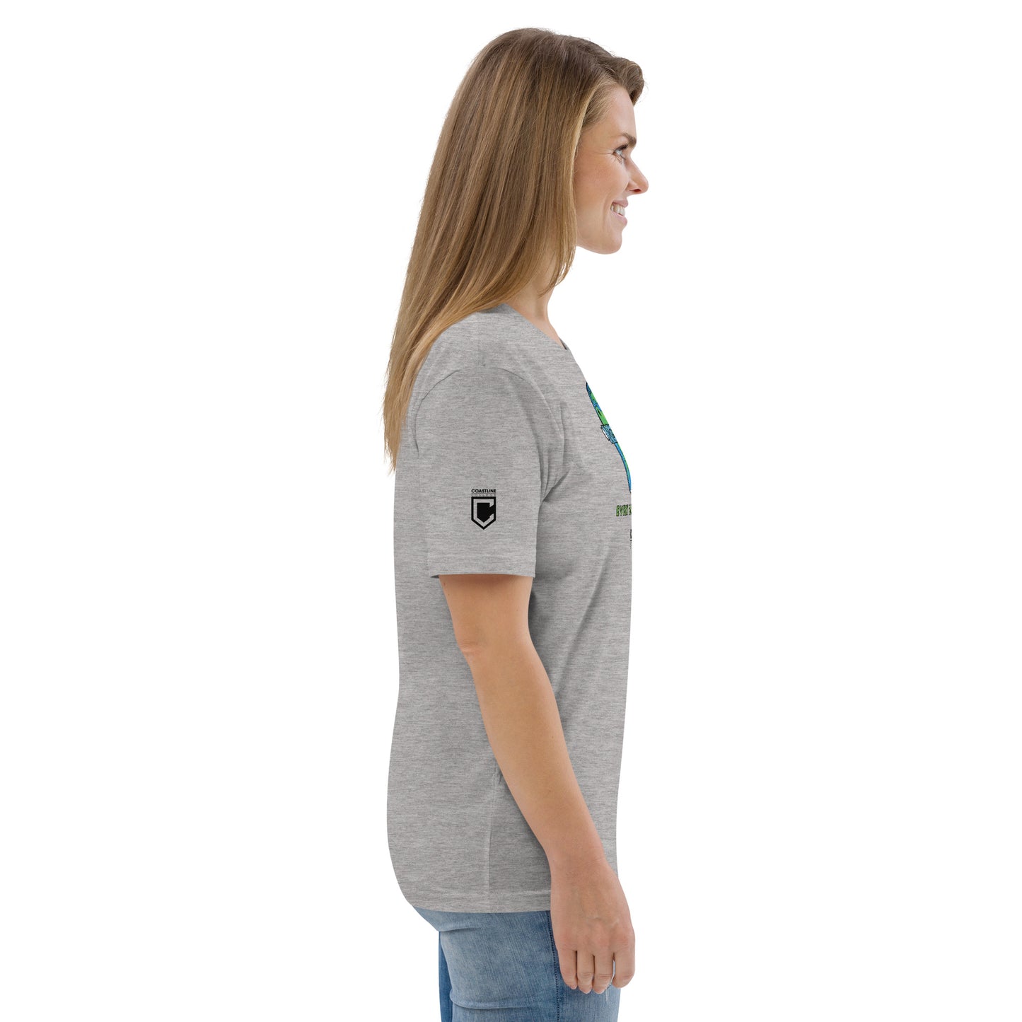 Coastline "Invest In Our Planet" Unisex organic cotton t-shirt (Light Colors)